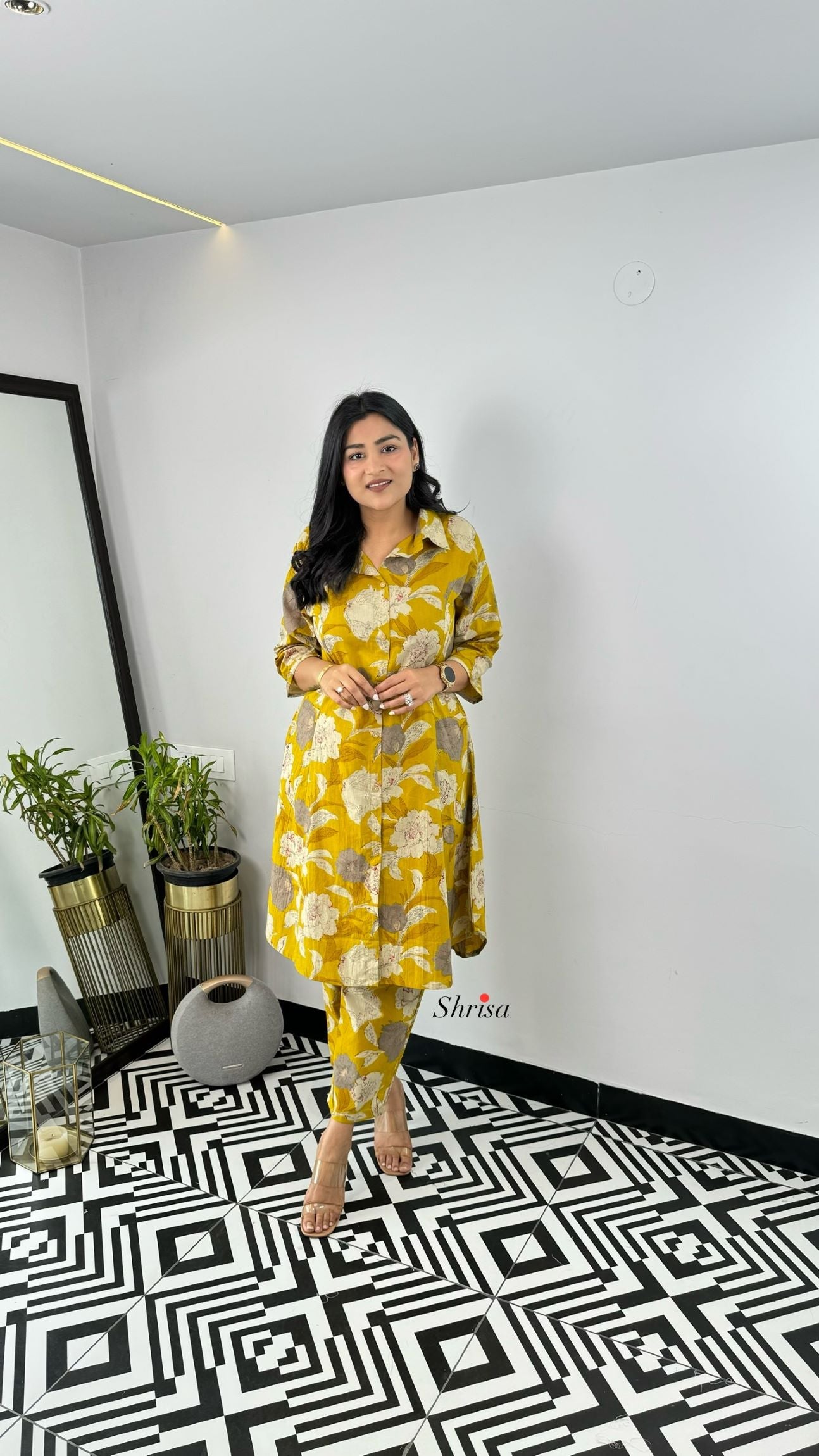 Yellow Marigold Cotton Cord Set