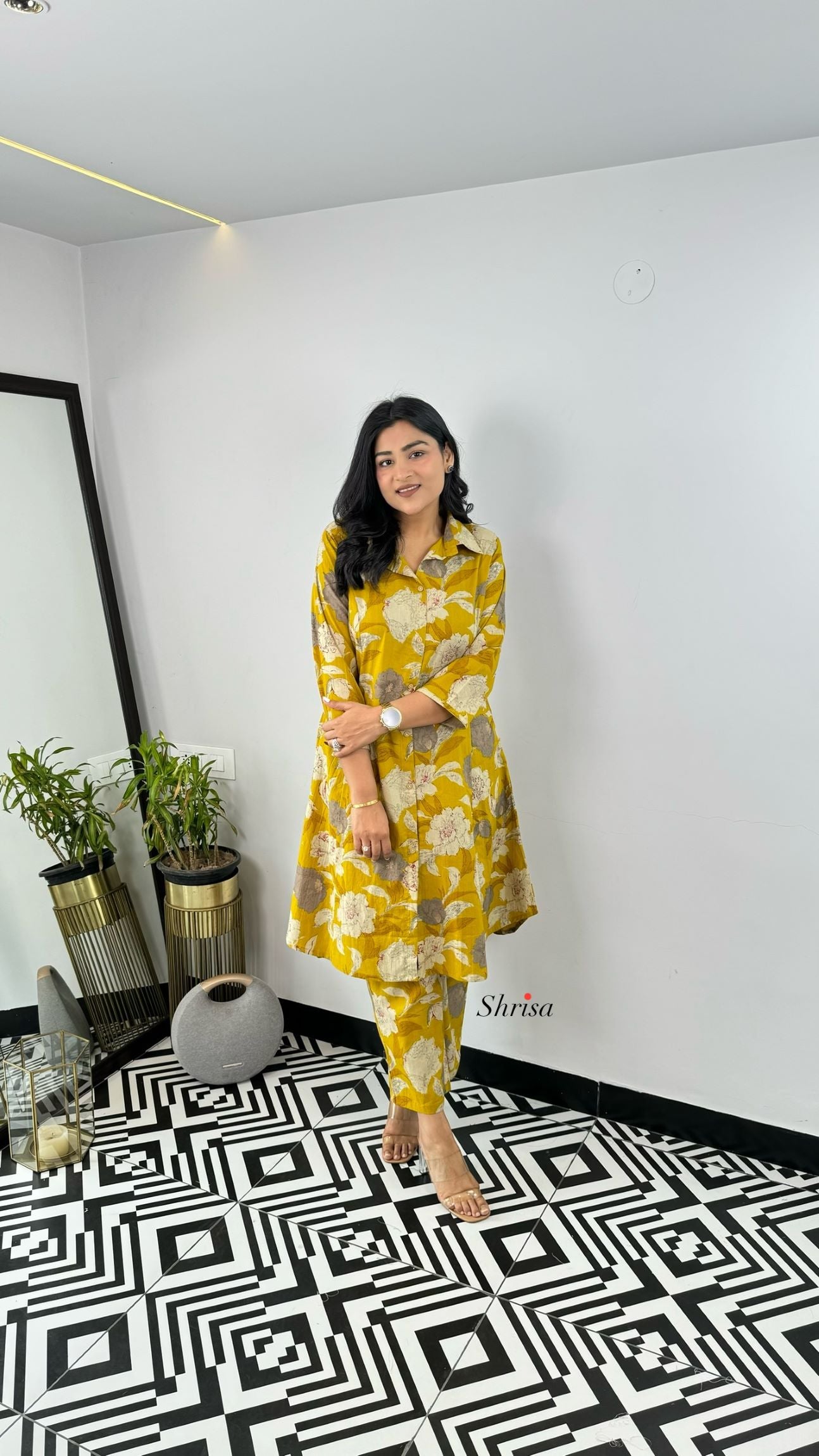 Yellow Marigold Cotton Cord Set