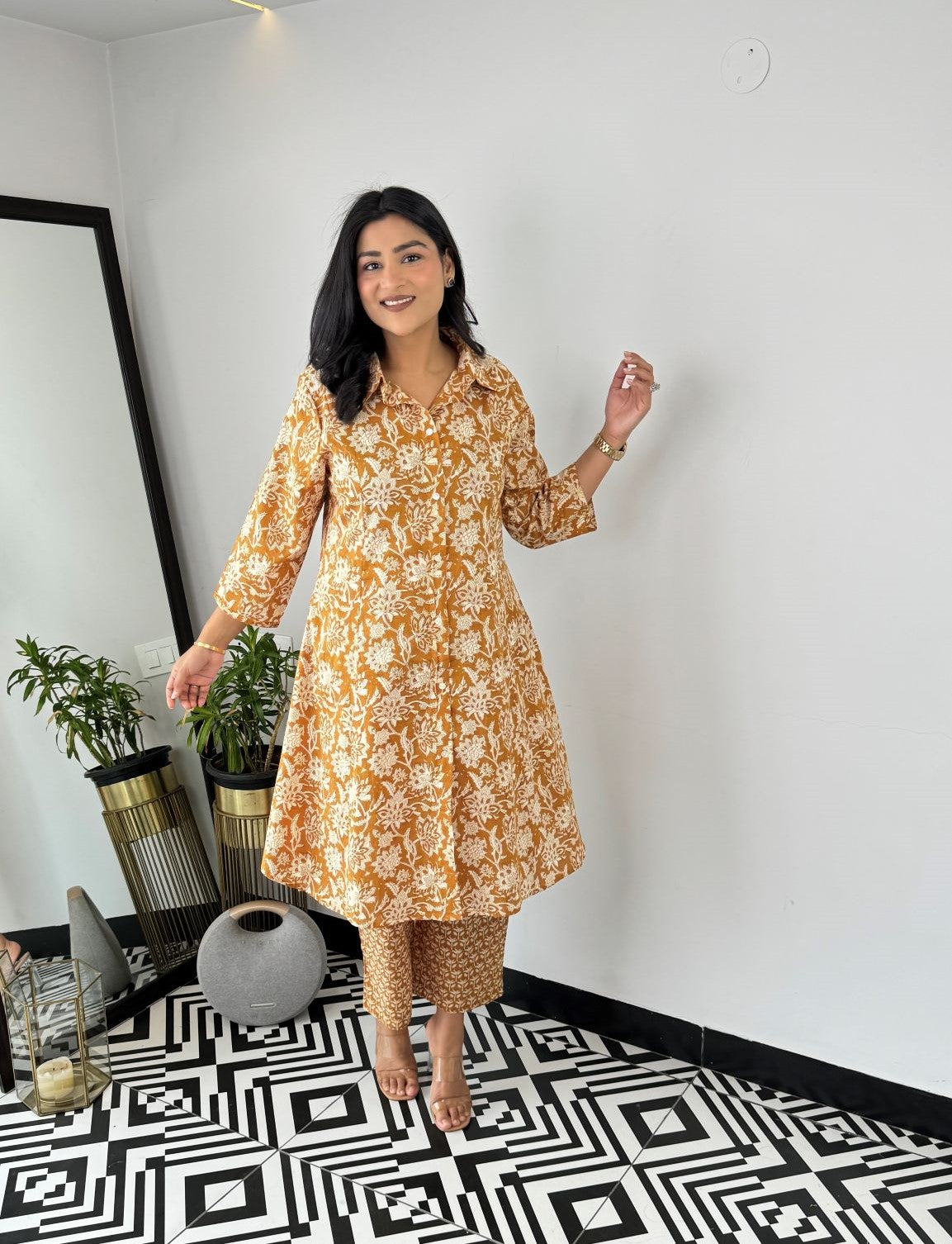 Yellow Vanilla Cotton Cord Set