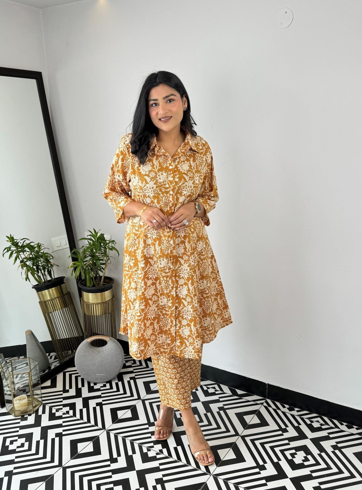 Yellow Vanilla Cotton Cord Set