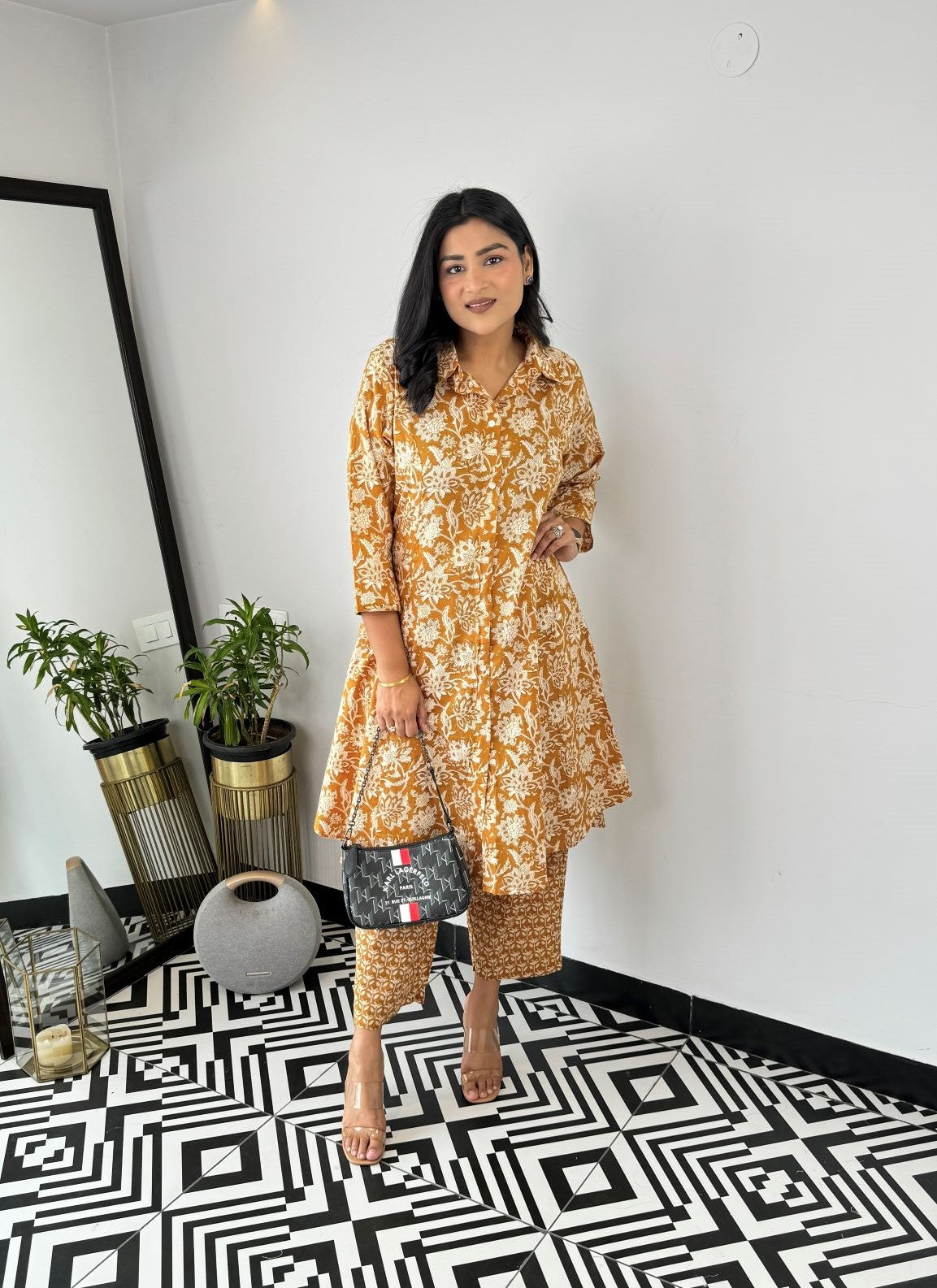 Yellow Vanilla Cotton Cord Set