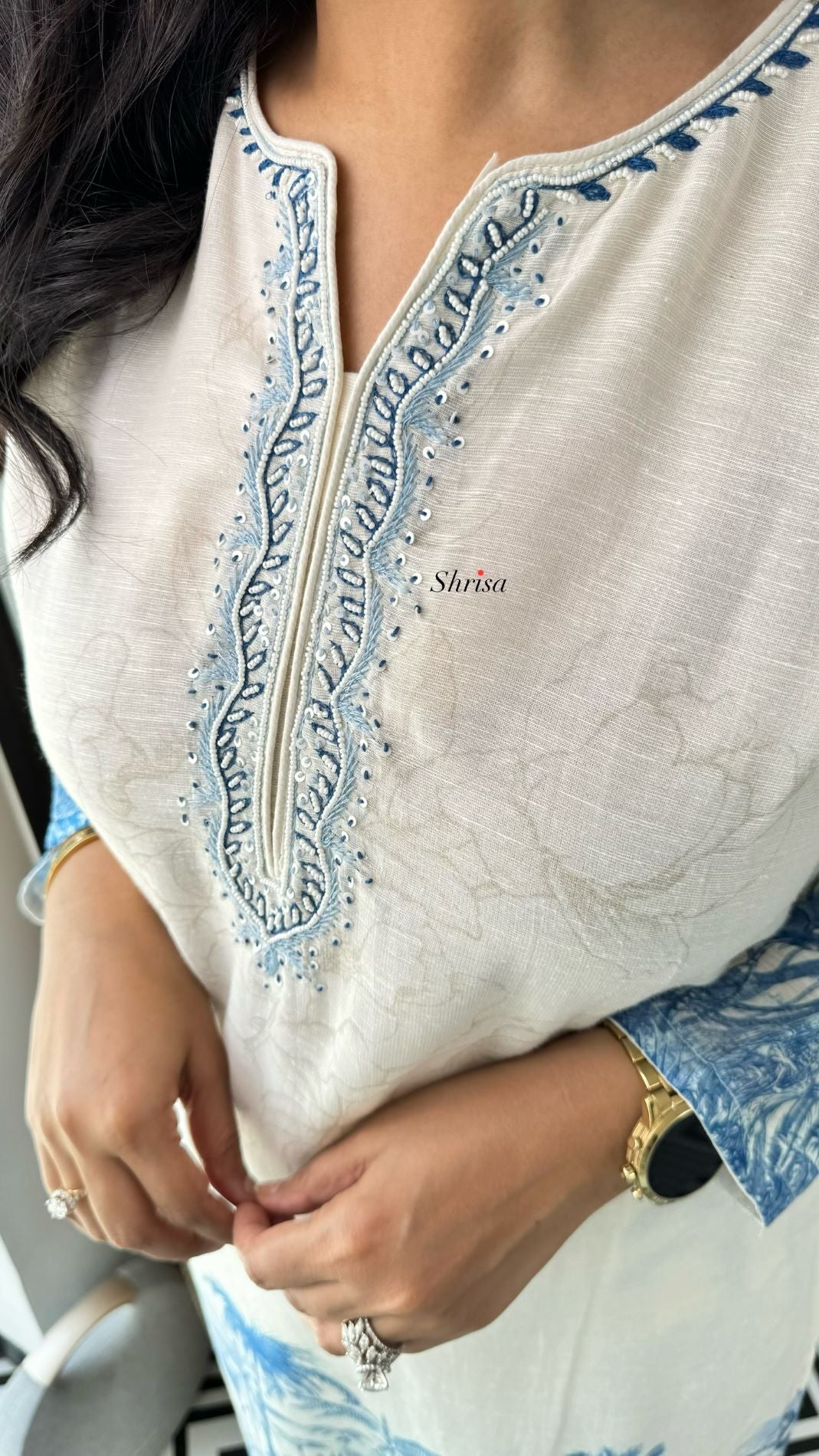 Zaira Linen kurta Pants