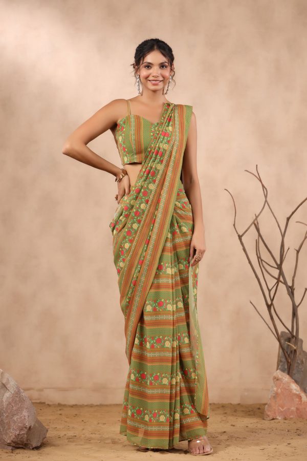 Shree Green Saree - Image 2