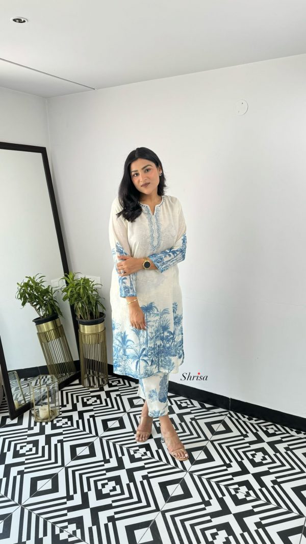 Zaira Linen kurta Pants - Image 3